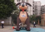 5 meters high lovely large outdoor puppy inflatable dog for advertising