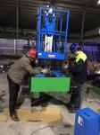Small Black Rubber Track Undercarriage DP-AHND-70 Load - Bearing 150kg