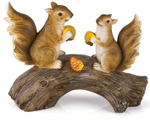 China Waterproof 7&quot;H 4V Squirrel Solar Powered Garden Animals factory