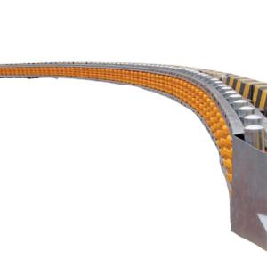 China Road Traffic Safety ISO Standard PU and PVC Safety Roller Guard Rail Rolling Barrier factory