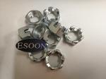 M12*1.25 Hex Thin Slotted & Castle Nuts(DIN937),Zinc Plated Steel Surface,10mm