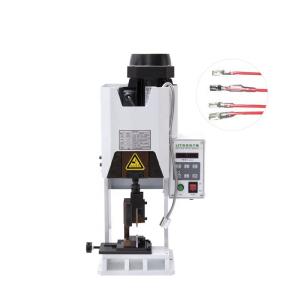China Pin Terminal Connector Cable Crimping Press Machine Mute Electrical Wire Stripper factory