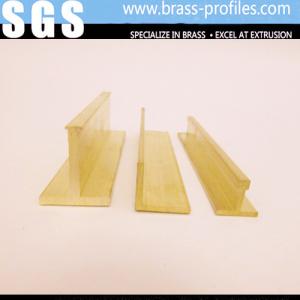 China 2-3mm Thickness Copper Tee Sections Brass T Profiles For Furniture factory
