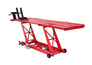 China MXC76 Pneumatic Motorcycle Lift Table Heavy Duty Lift Table Platform Capacity 400Kg factory