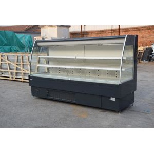 Customized Multideck Open Chiller With Brilliant LED Lights Plug In