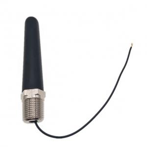 China 433mhz Stubby Antenna With 1/2 NPT Mounting Thread RG178 Cable To U.FL I.PEX  on sale