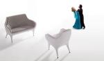 Leisure Poltrona Chair Showtime Sofa For Showroom / Hotel / Living Room