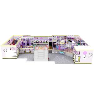 China 190 Squares Purple Wonderful Children Immersed Ocean Ball Indoor Playground factory