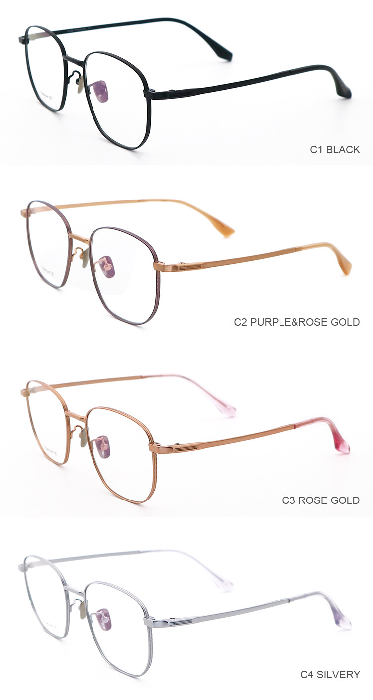Titanium Frames Popular Designer Optical Frames For Men Women 6002
