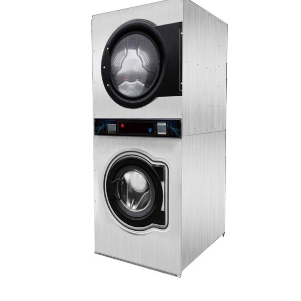 Fully Automatic Stainless Steel Coin Washing Machine And Dryer For Commercial