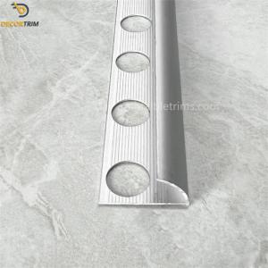 China Metal Trim For Wood Marble Corner Trim Tile Trim 8mm Chrome ODM factory
