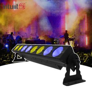 China 8x15W Led Wall Washer Outdoor Lighting Bar 3in1 With Dmx512 Lights For Building Exterior factory