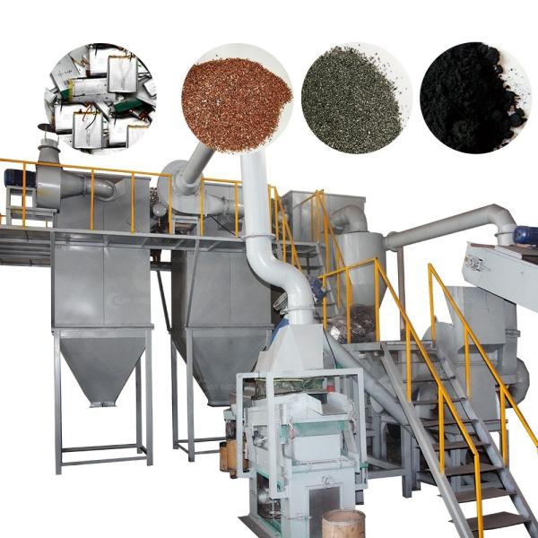 Advanced Cyclone Dust Collector Mobile Phone and Car Lithium Battery Recycling
