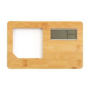 DIY Blank Desktop Sublimation Wooden Photo Frame Digital Clock