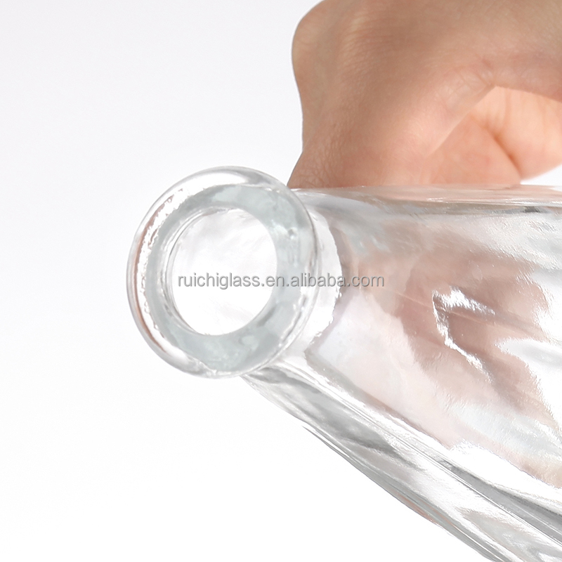 Customized Custom Make Wine Bottles Vodka Spirit Glass Bottles for 375ml 500ml 750ml