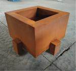 Garden Weathering Steel 3mm Thick Outdoor Steel Fireplace Round/Square