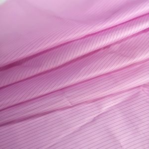 Lint Free 5mm Stripe Class 1000 Cleanroom ESD Fabric