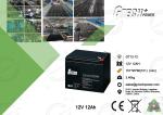 Maintenance Free Sealed Lead Acid Battery 12v 12ah For Ups System