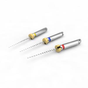 China Endo 300rpm 19mm Heat Treated Niti Files For Root Canal Treatmant factory