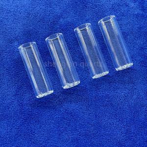 China Factory Custom High Temperature And Corrosion Resistant Quartz Pipe End Perforated Sealing factory