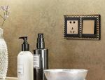 Bedroom Brass American Light Switch , Electrical Sockets And Switches