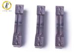 Stainless Steel Carbide Grooving Inserts 92 Hardness PVD Coating Surface