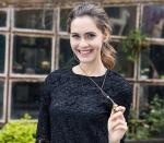 Fashion Creative Pearl Necklace Bluetooth Headphone Earphone for Girls MH-01