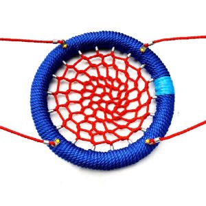 High Grade Classic Style Red Blue Bird Nest Swing for Playground with 120cm Dia