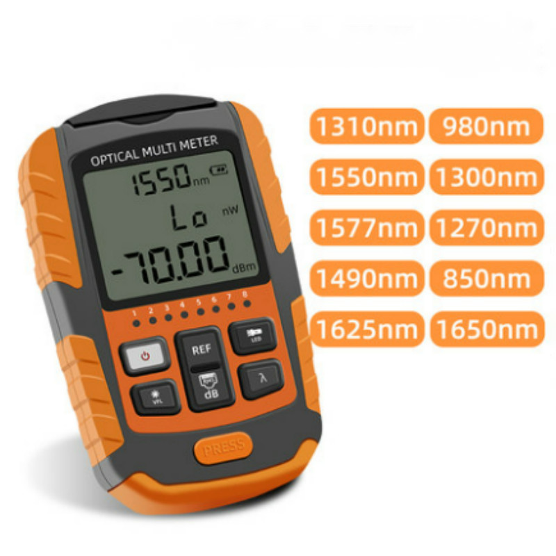 FTTH RJ45 Cable Tracker Optical Multi Meter OPM VFL 2 / 10 / 30 / 50mW All in 1 Mini