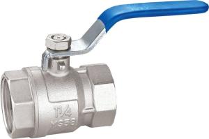 China 1 Inch 2 Inch Brass Ball Valve Wear Resistant With Iron Handle factory