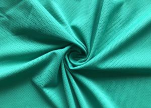 China Plain Dyed 95% Polyester 5% Spandex Stretch Mesh Fabric For Sportswear factory