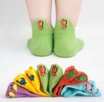 Latest style baby kids colorful socks embroidery logo comfortable cotton