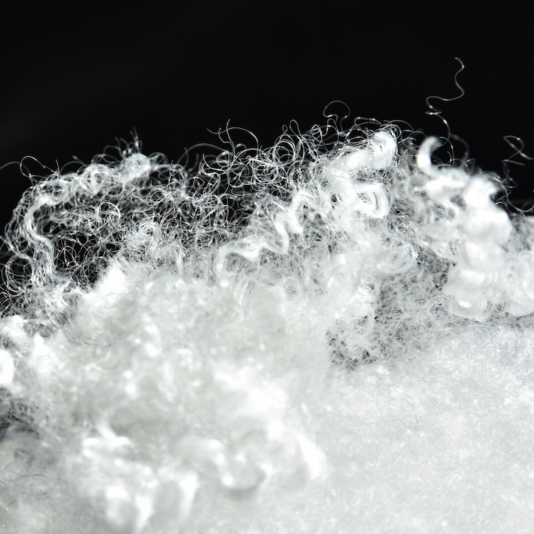 64MM 3 Denier Non Fluorescent Abrasion Resistant Polyfill fiberfill Bulk