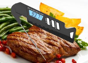 China Splash Proof Commercial BBQ Meat Thermometer For Smoker With Foldable Probe factory