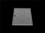 Custom 3535 Led Stadium Lights Lens 9 Degree Geometric Surface Design