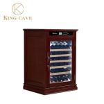 Adjustable Shelves Custom Built Wine Coolers Solid Oak Wood For Wine Bottle