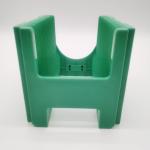 Green PP Wafer Shipping Cassette 30 Slot General And Ultrasonic Cleaning
