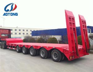China 3*13T Axle Heavy Duty Tri Axle Step Deck Trailer for Low Loader/Drop Deck Truck factory