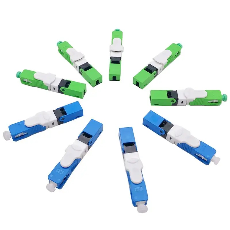 G651 G652 G657 SC/APC SC/UPC Fiber Optic Fast Connector with 20N Tensile Strength and 5