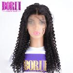 Brazilian Hair Deep Curly Lace Front Wig , Fashion Natural Hair Wig With Baby