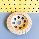 HuaChang Tool 6inch Sintered 150mm Diamond Continuous Turbo Grinding Cup Wheel