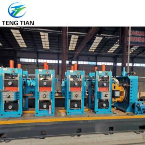China 150mm Automatic Tube Mill Machine With Stacking And Strapping Machine factory