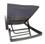 PE Poly Rattan Garden Outdoor Indoor Rattan Lounge Chair Beach Sun Holiday Patio
