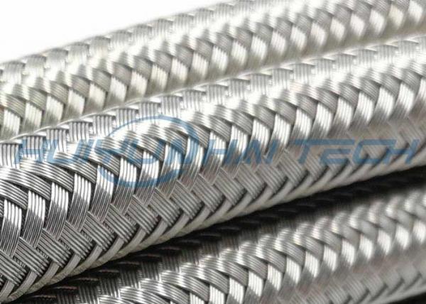China 304 Metal Stainless Steel Braided Sleeving Full Coverage For EMI Cable Protection factory