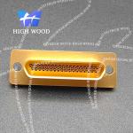 J30J SERIES Glass Sintered Gas Sealed Rectangular Electrical Connector , J30JM1