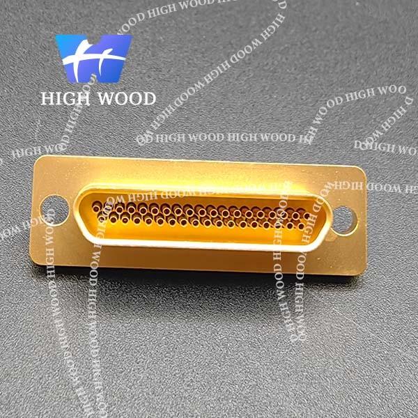 J30J SERIES Glass Sintered Gas Sealed Rectangular Electrical Connector , J30JM1