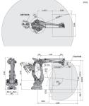 4 Axis Industry Robot Arm 12KW CP500L Hydraulic Robot Arm Custom