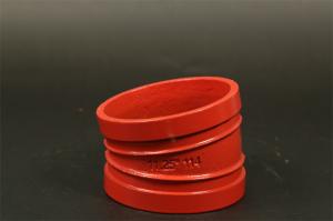 China 11.25° Grooved Pipe Connection Polished Ductile Iron Fittings factory