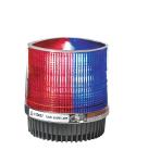 Red And Blue Police Beacon Light Magnet Fixation , Led Rotating Beacon Lights