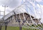 500mm Coil Diameter BTO-22 Galvanized Razor concertina Wire